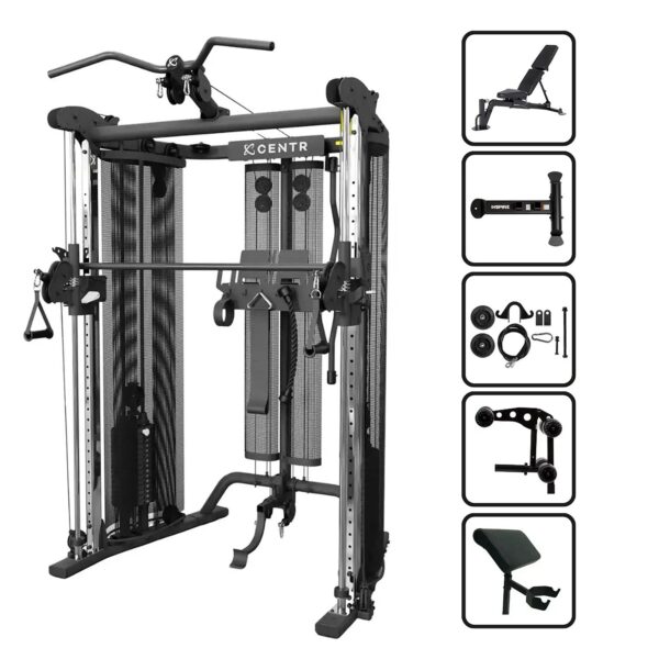Inspire Fitness Inspire SF6 Smith Functional Trainer Package