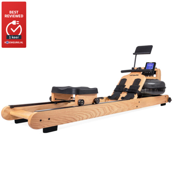 VirtuFit Elite Water Resistance Houten Roeitrainer - Hout/Oak